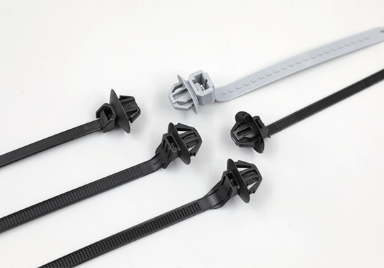 Oval-Hole Push Mount Cable Ties